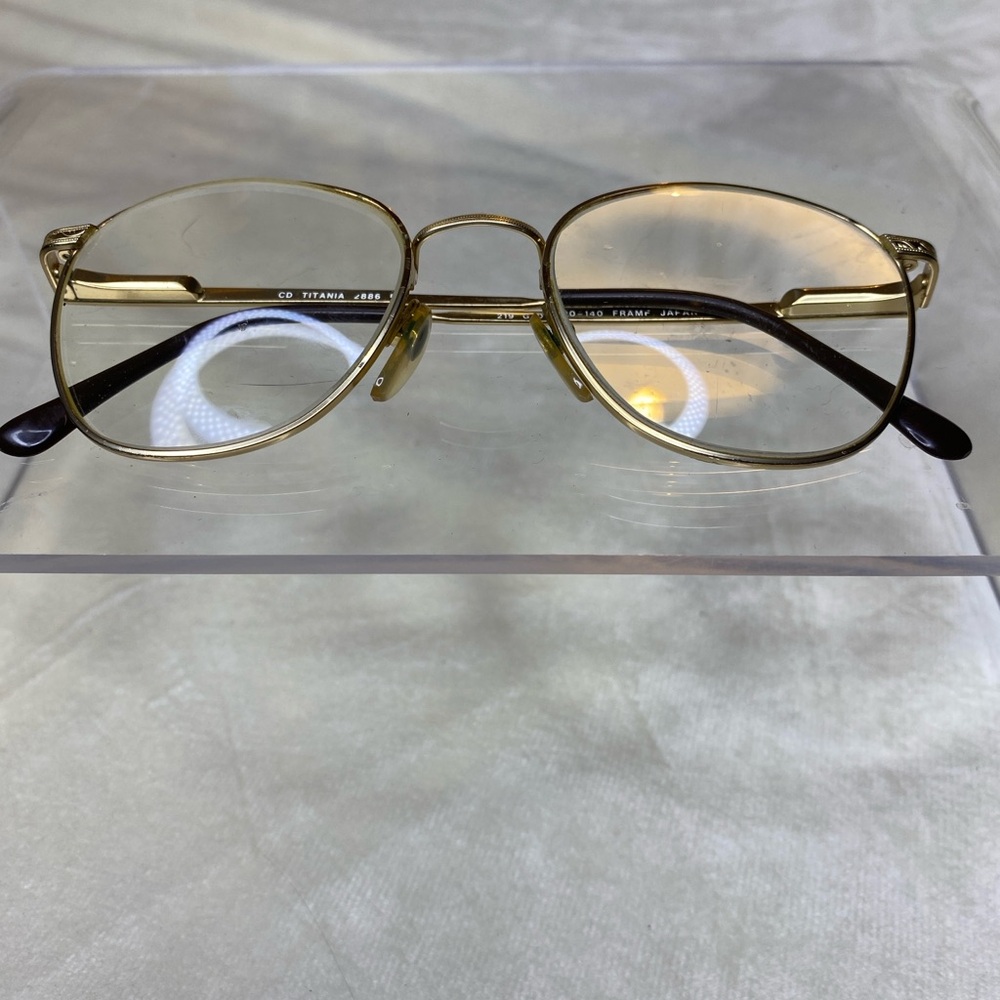 Christian Dior Titanium Vintage Reading Glasses Eyeglass Frames - Picture 10 of 10